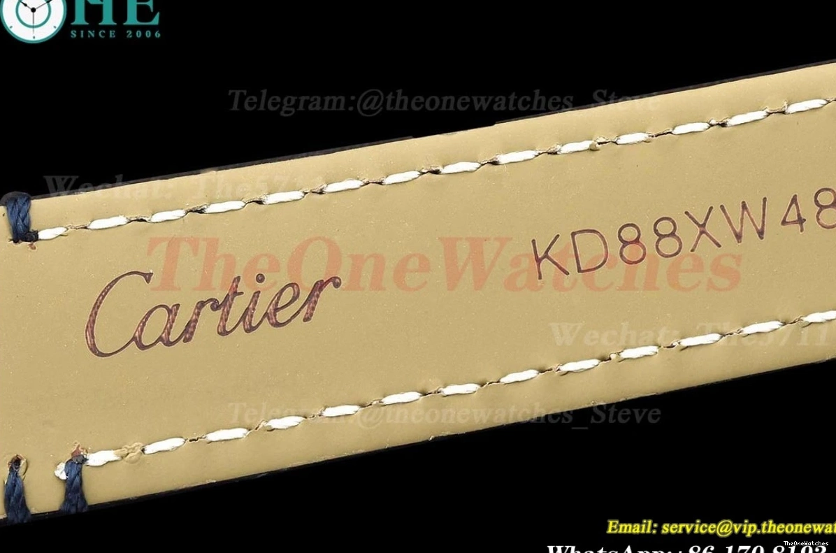 Silver 21.2mm RG Tank Blue Quartz Dial LE 8848F Française 0304